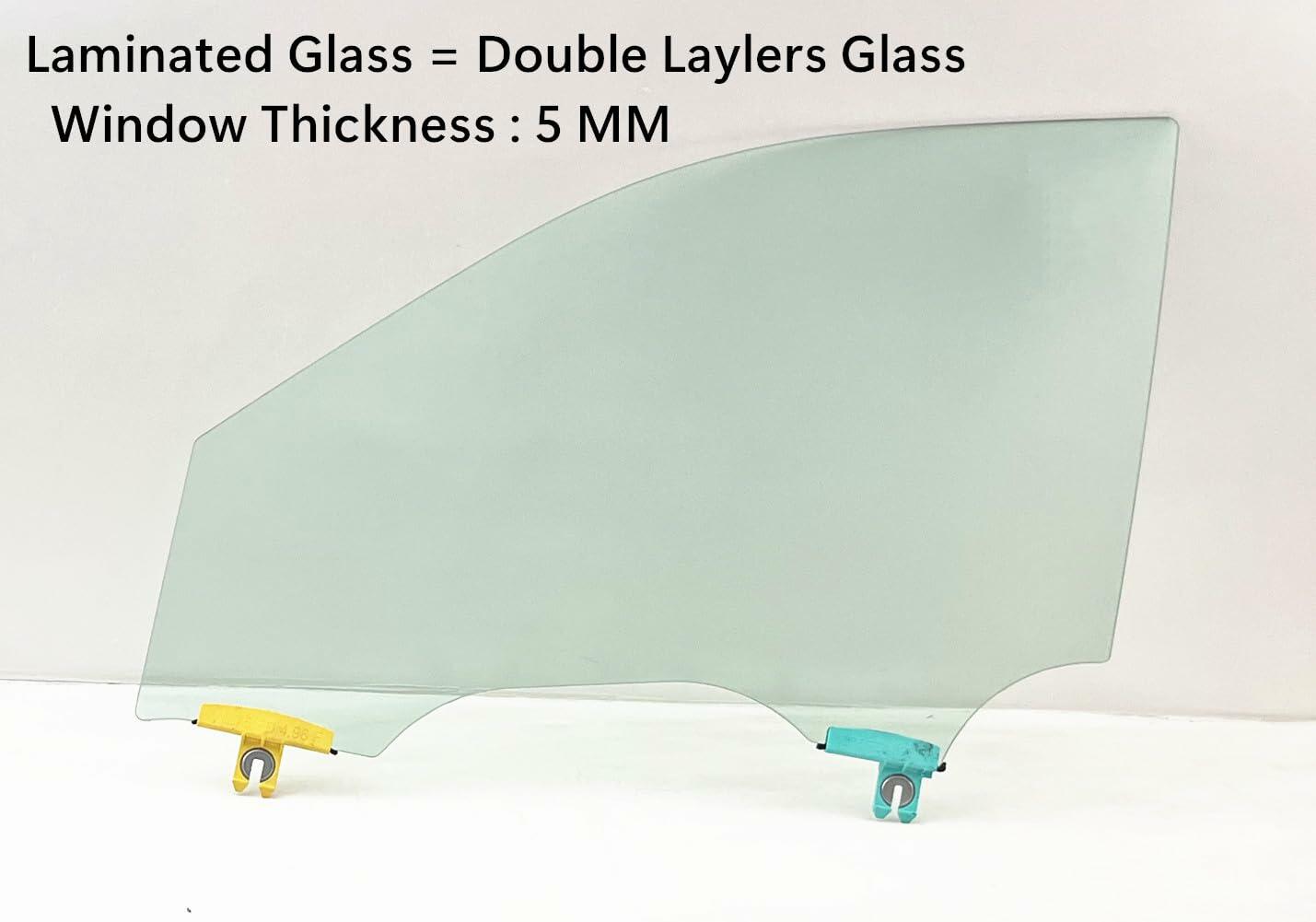 5MM Laminated Driver Left Side Front Door Window Door Glass Compatible with Jeep Grand Cherokee 2022-2026 / Grand Cherokee L 2021-2026 Models
