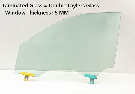 5MM Laminated Driver Left Side Front Door Window Door Glass Compatible with Jeep Grand Cherokee 2022-2026 / Grand Cherokee L 2021-2026 Models