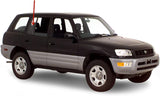 Passenger Right Side Rear Vent Window Vent Glass Compatible with Toyota RAV4 1996-2000 4 Door Models
