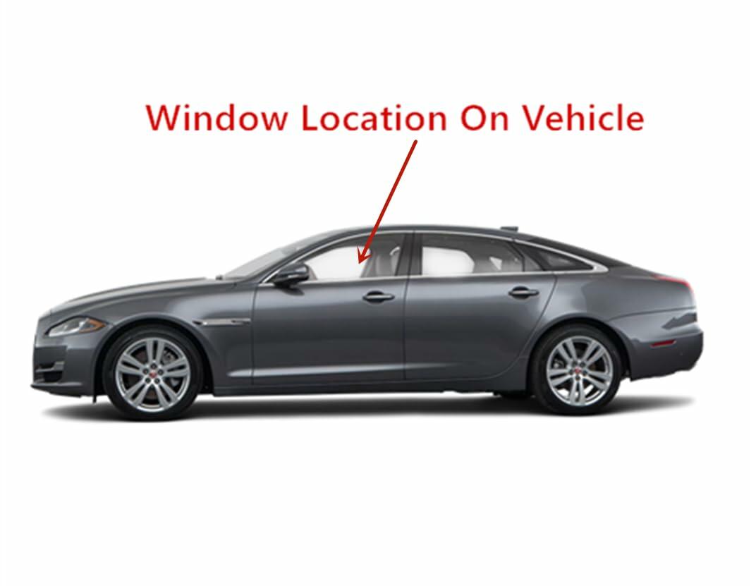 Laminated Driver Left Side Front Door Window Door Glass Compatible with Jaguar XJ 2010-2019 Models