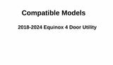Tempered Driver Left Side Rear Quarter Window Quarter Glass Compatible with Chevrolet Equinox 2018-2024 Models
