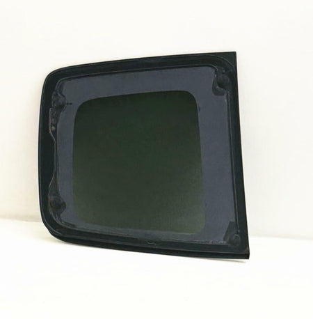 Black Molding Style Driver Left Side Quarter Window Quarter Glass Compatible with Chevrolet Colorado GMC Canyon 2015-2023 Extended Cab Models