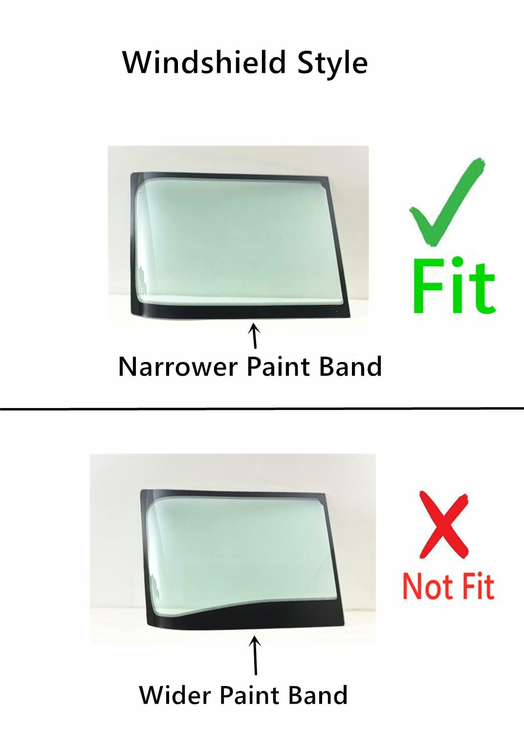 Laminated Passenger Right Side Front Windshield Window Glass Compatible with Freightliner Coronado Columbia Century Class 1996-2018 / 112SD 2012-2022 Models