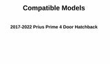 Heated Tempered Rear Back Window Back Glass Compatible with Toyota Prius Prime 2017-2022 Models (Not For Prius, Prius C, or Prius V)