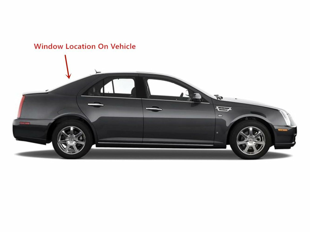 Heated Back Window Back Glass Compatible with Cadillac STS 2005-2011 Models