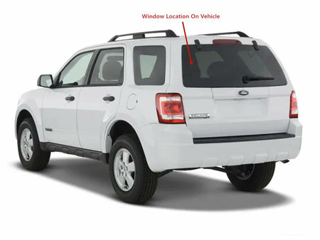 Heated Back Tailgate Window Back Glass Compatible with Ford Escape/Mercury Mariner/Mazda Tribute 2008-2012 Models