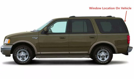 Heated Back Tailgate Window Back Glass Compatible with Ford Expedition/Lincoln Navigator 1997-2002 Models