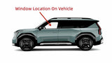 Laminated Driver Left Side Front Door Window Door Glass Compatible with Kia EV9 2024-2025 Models