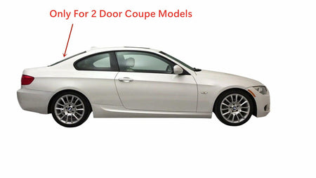 Heated Rear Back Window Back Glass Compatible with BMW 328 328i 328xi 335 335i 335xi M3 2 Door Coupe 2007-2013 Models
