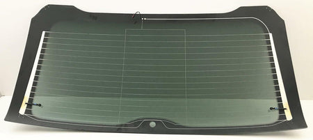 Heated Back Tailgate Liftgate Window Back Glass Compatible with BMW X5 2000-2006 Models