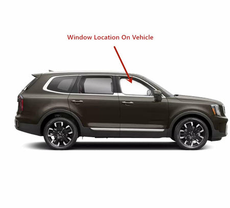 Laminated Passenger Right Side Front Door Window Glass Compatible with Kia Telluride 2020-2025 Models