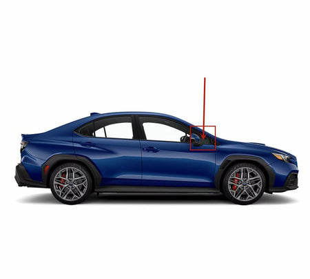 Tempered Passenger Right Side Front Vent Window Vent Glass Compatible with Subaru Crosstrek 2018-2023 / WRX 2022-2025 Models