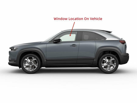 Tempered Driver Left Side Front Door Window Door Glass Compatible with Mazda MX-30 EV 2022-2023 Models