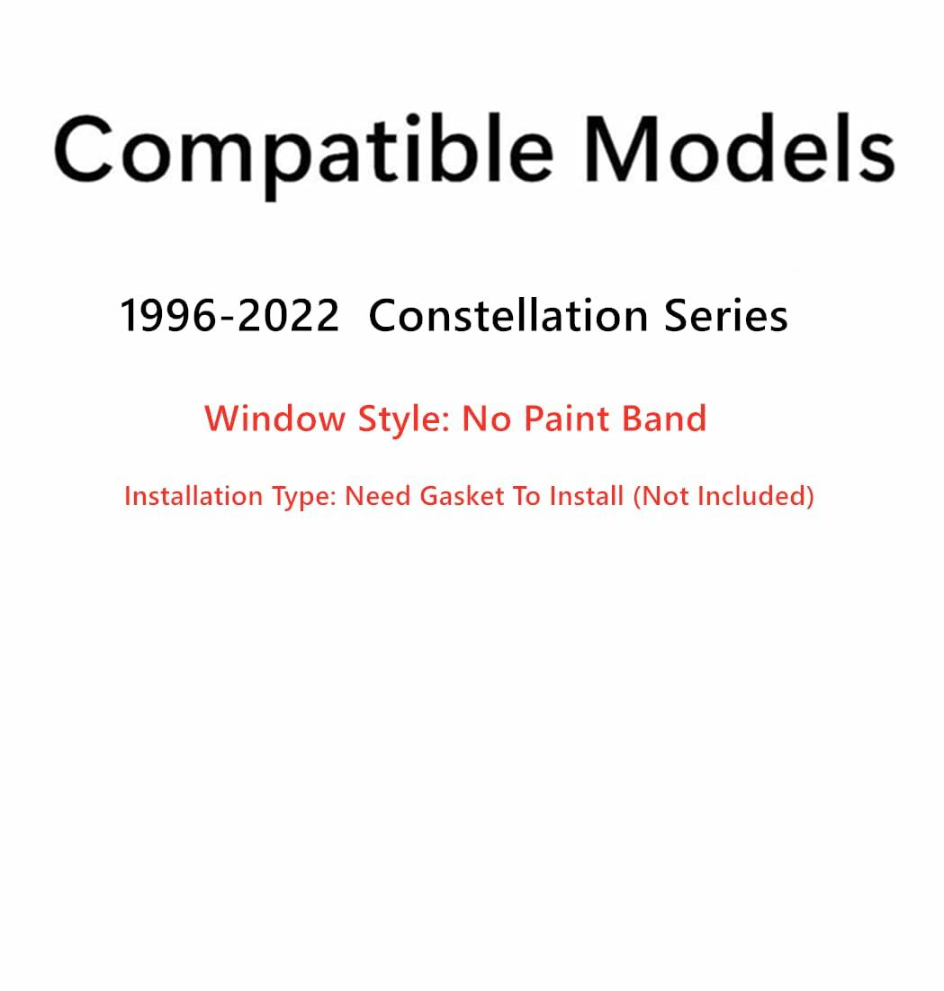 Laminated Passenger Right Side Front Windshield Window Glass Compatible with Western Star Constellation Series Conventional Cab 1996-2022 Models