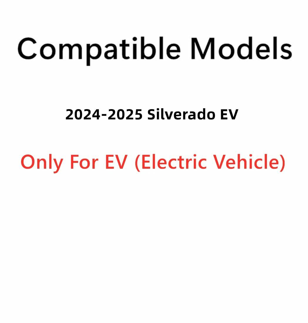 Tempered Passenger Right Side Front Door Window Door Glass Compatible with Chevrolet Silverado EV 2024-2025 Models (Only For Electric Vehicles)