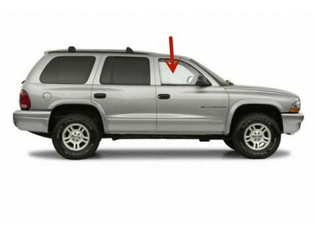 Passenger Right Side Front Door Window Door Glass Compatible with Dodge Durango 1998-2003 Models/Dodge Dakota Pickup 2000-2004 4 Door Models