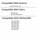 Laminated Passenger Right Side Front Windshield Window Glass Compatible with Volvo WX-Xpeditor 1996-2003 WH 1996-1997 / White GMC WX WH WHM WHS WHR WHL WHLB 1982-1995 / AutoCar WX-Xpeitor 2003-2009