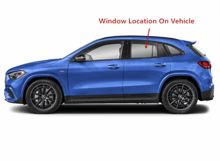 Tempered Privacy Driver Left Side Rear Door Window Door Glass Compatible with Mercedes Benz GLA200 GLA250 GLA35 GLA45 2021-2026 Models
