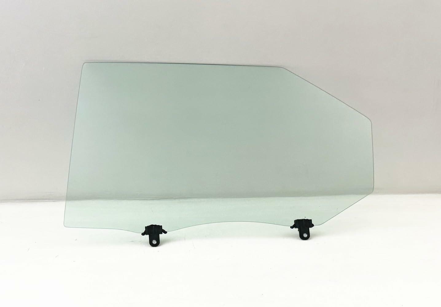 With Clips Style Driver Left Side Rear Door Window Door Glass Compatible with Kia Forte 4-Door Hatchback 2011-2013 Models
