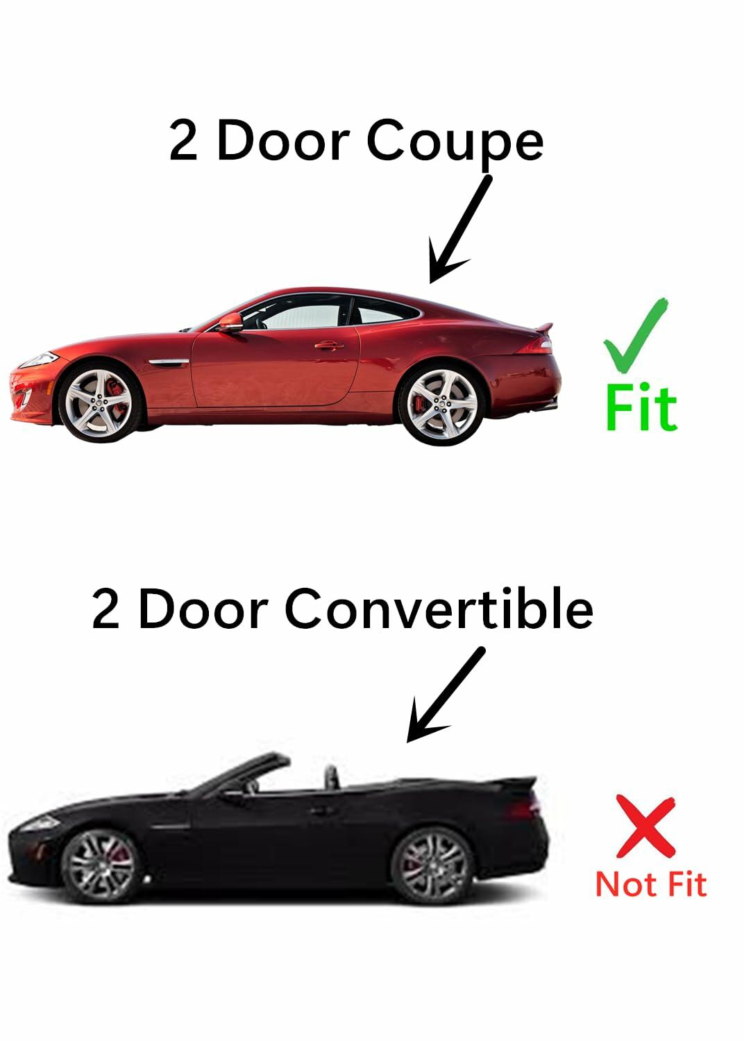Heated Rear Back Window Back Glass Compatible with Jaguar XKR & XK 2 Door Coupe 2007-2015 Models