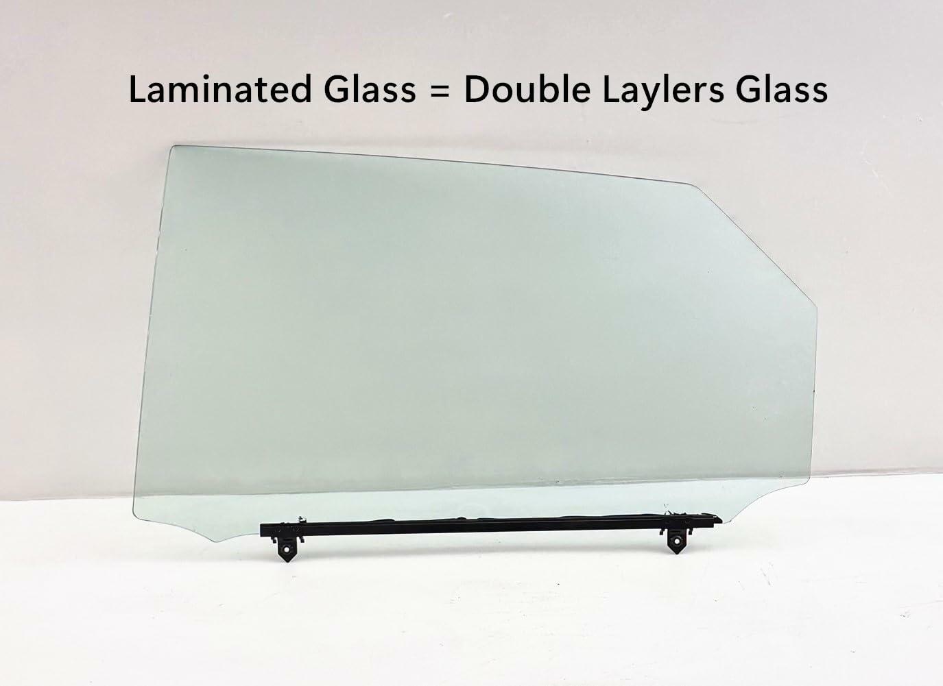 Laminated Driver Left Side Rear Door Window Door Glass Compatible with Toyota Mirai 2016-2020 Models