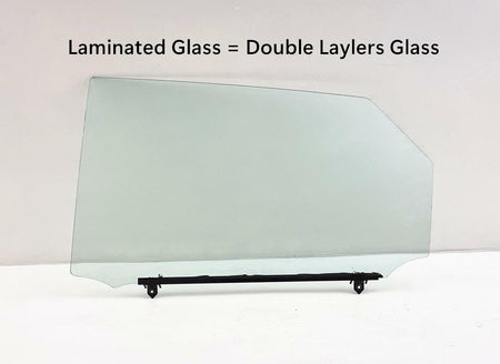 Laminated Driver Left Side Rear Door Window Door Glass Compatible with Toyota Mirai 2016-2020 Models