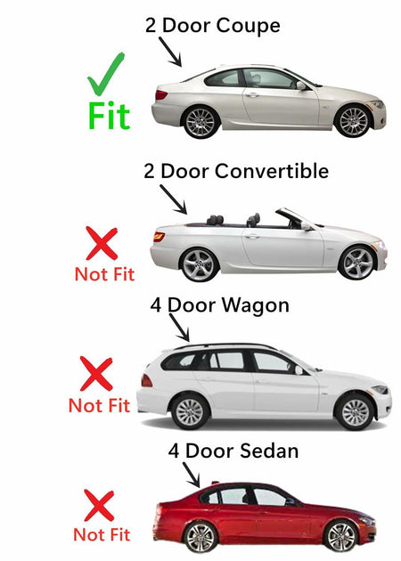 Heated Rear Back Window Back Glass Compatible with BMW 328 328i 328xi 335 335i 335xi M3 2 Door Coupe 2007-2013 Models