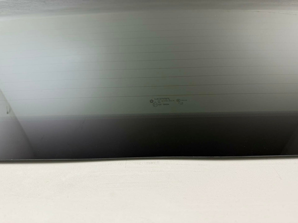 OEM Heated Privacy Stationary Back Window Back Glass Compatible with Ram Pickup 1500 2019-2025 Models (Not For 1500 Classic)
