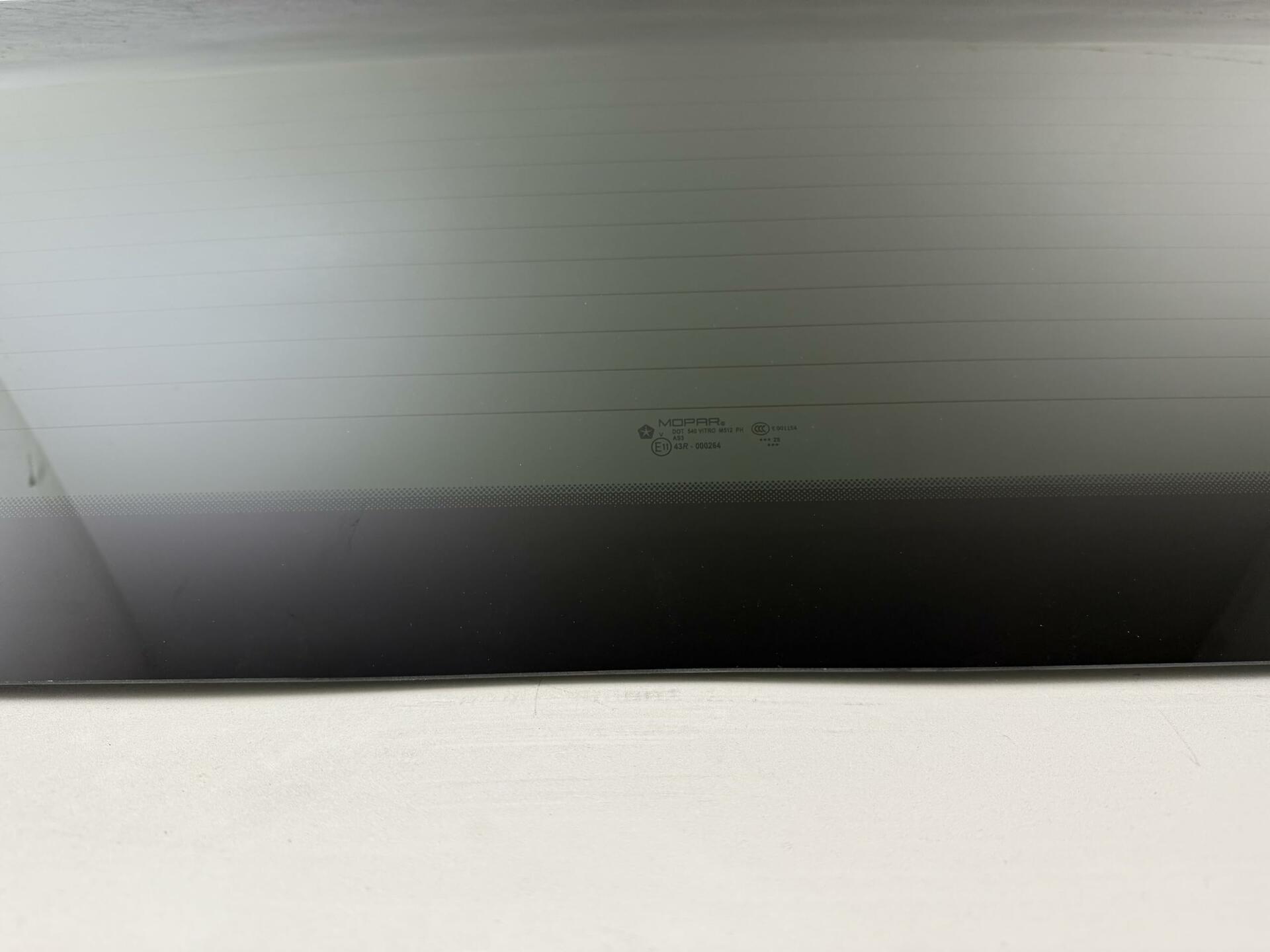 OEM Heated Privacy Stationary Back Window Back Glass Compatible with Ram Pickup 1500 2019-2025 Models (Not For 1500 Classic)