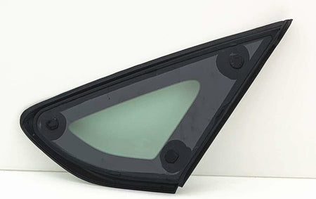 Titanium Moulding Driver Left Side Quarter Window Quarter Glass Compatible with Ford Fusion 2013-2019 Fusion Hybrid/Energi 2013-2020 Models