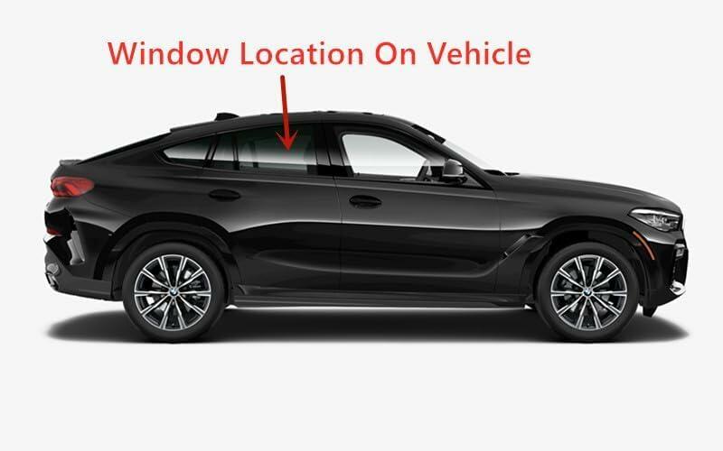 Laminated Passenger Right Side Rear Door Window Door Glass Compatible with BMW X6 2020-2025 Models