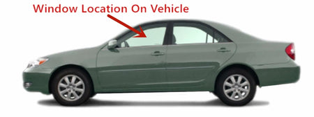 Japan Built Style Driver Left Side Front Door Window Door Glass Compatible with Toyota Camry 2002-2006 Models