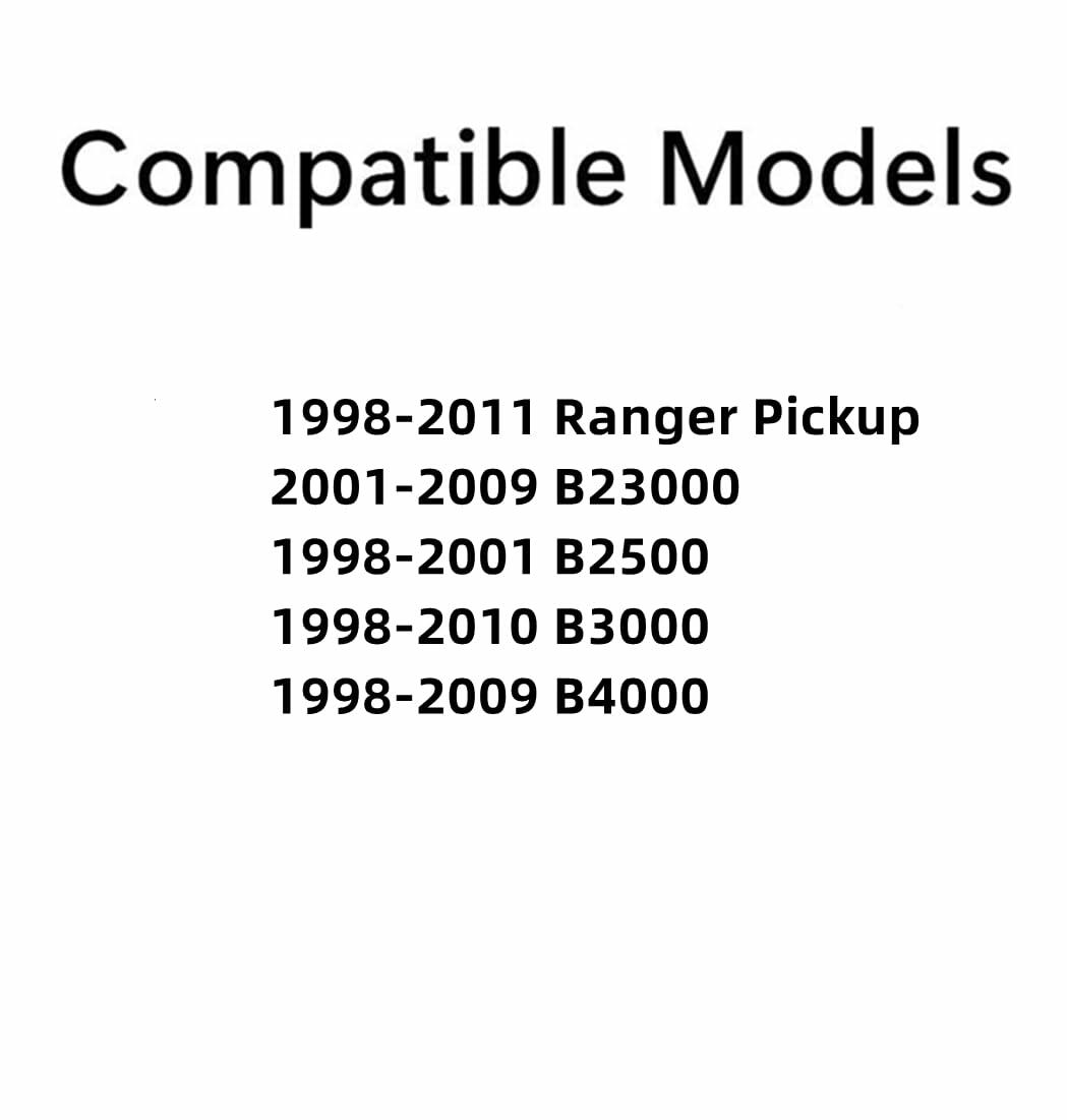 Privacy Stationary Back Window Back Glass Compatible with Ford Ranger/Mazda B2300/Mazda B2500/Mazda B3000/Mazda B4000 1998-2011 Models