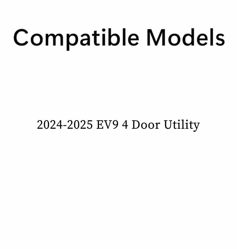 Tempered Passenger Right Side Rear Door Window Door Glass Compatible with Kia EV9 2024-2025 Models