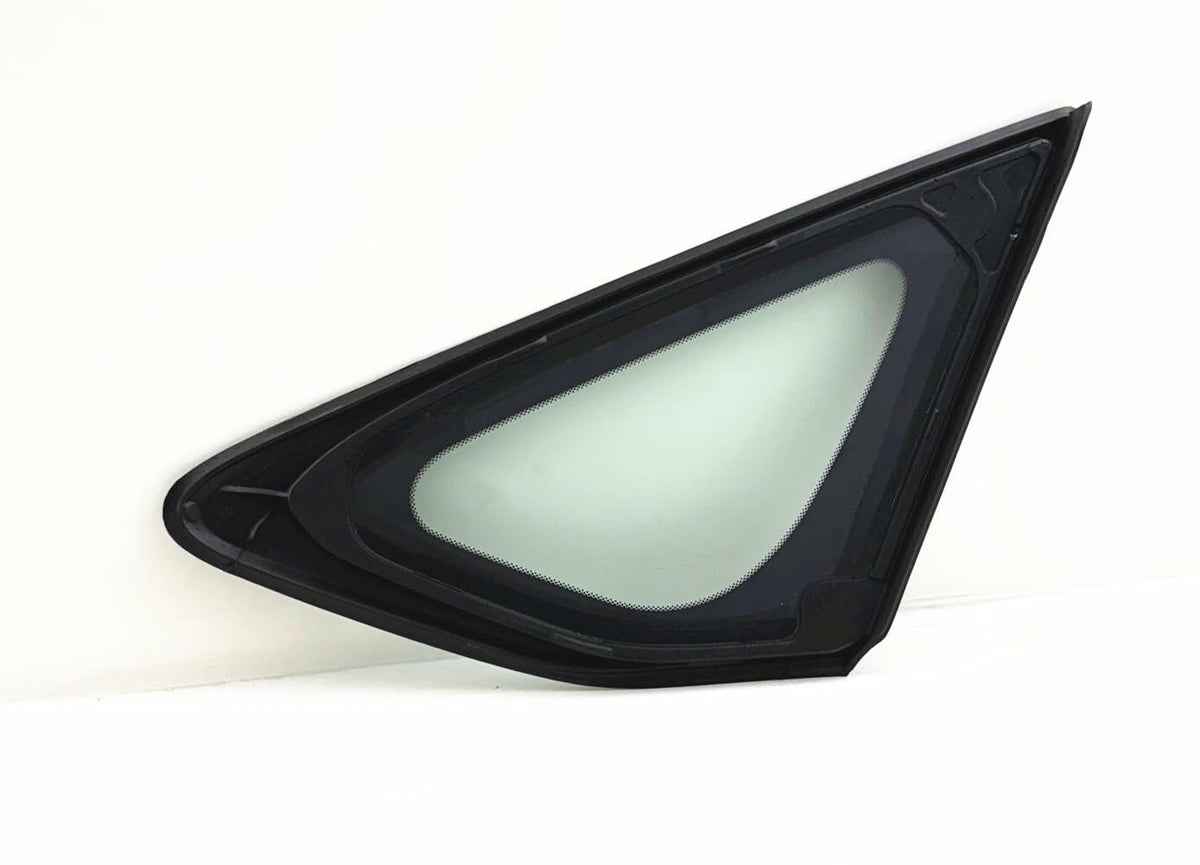 Chrome Molding Style Driver Left Side Quarter Window Quarter Glass Compatible with Honda Accord 2023-2025 Models