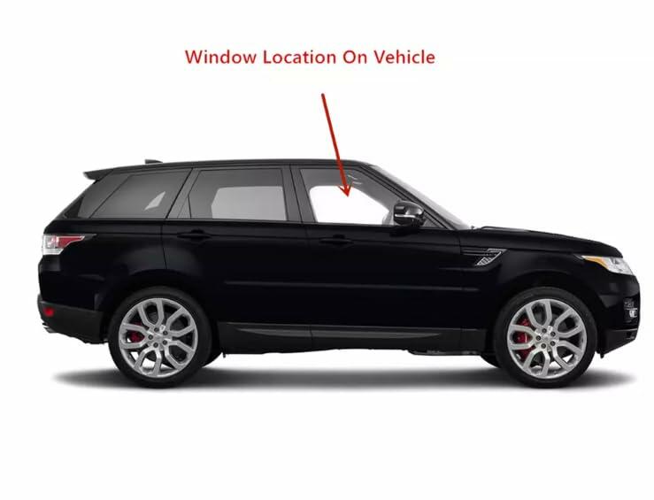 Laminated Passenger Right Side Front Door Window Door Glass Compatible with Land Rover Compatible With Range Rover Sport 2014-2022 Models (Sport Only)