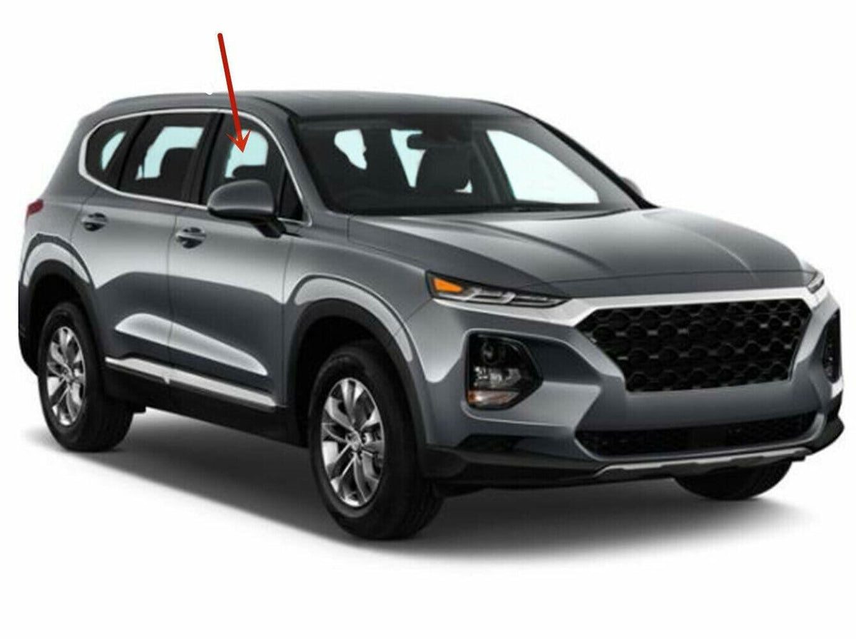 Laminated Passenger Right Side Front Door Window Door Glass Compatible with Hyundai Santa Fe 2019-2023 Models