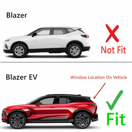 Heated Rear Back Tailgate Liftgate Window Glass Compatible with Chevrolet Blazer EV 2024-2026 Models (Not For Blazer)