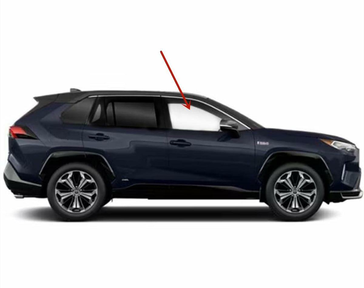 Laminated Passenger Right Side Front Door Window Door Glass Compatible with Toyota RAV4 Prime 2021-2024 / RAV4 Prime Plug-in 2025 Models
