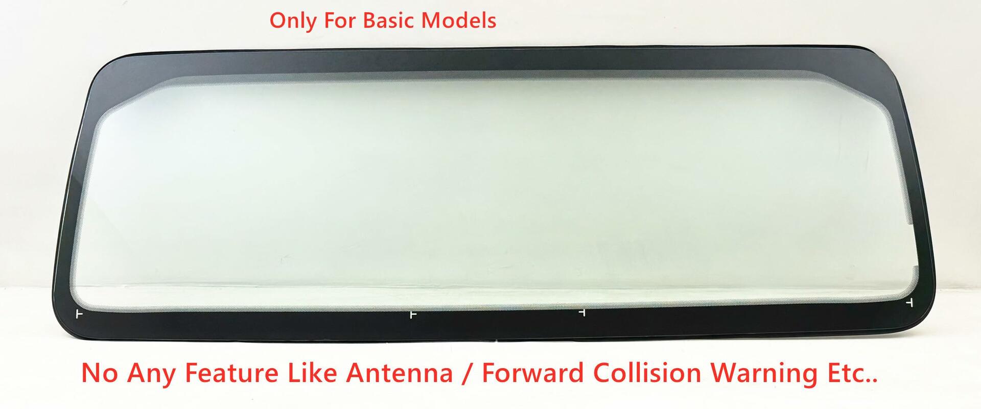 Laminated Front Windshield Window Glass Compatible with Jeep Wrangler 2018-2023 / Gladiator 2020-2025 Base Models (No Features)