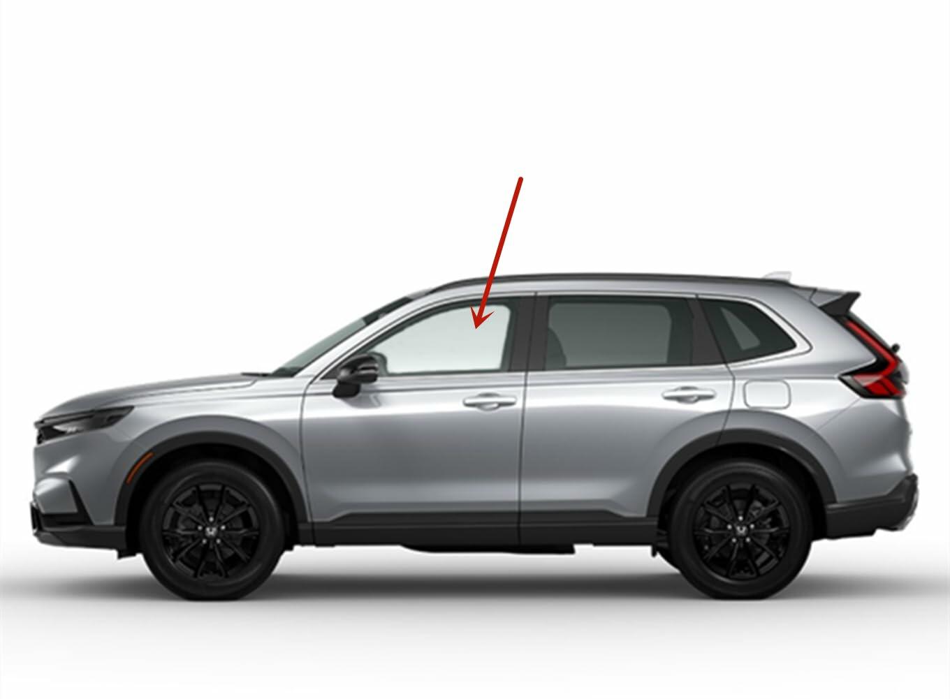 Tempered Driver Left Side Front Door Window Door Glass Compatible with Honda CR-V 2023-2026 Models