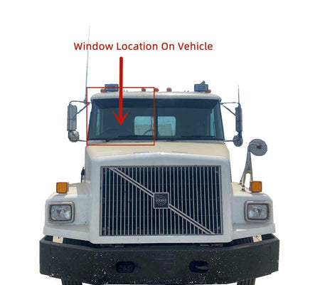 Laminated Passenger Right Side Front Windshield Window Glass Compatible with Volvo WG Autocar AC 96-01 WC Aero WI Sleeper Aero 96-97/ White WI WC WAH ITS Constructor 2 84-95 Autocar WG AC 87-95