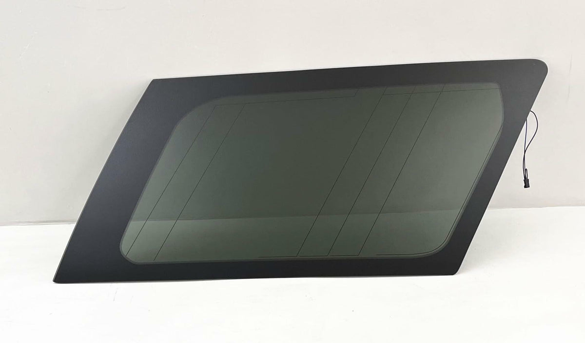Tempered W/ Antenna Passenger Right Side Quarter Window Quarter Glass Compatible with Ford Expedition 2018-2024 Models ( Not For Expedition Max )