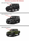 Laminated Front Windshield Window Glass Compatible with Jeep Wrangler 2018-2023 / Gladiator 2020-2025 Base Models (No Features)