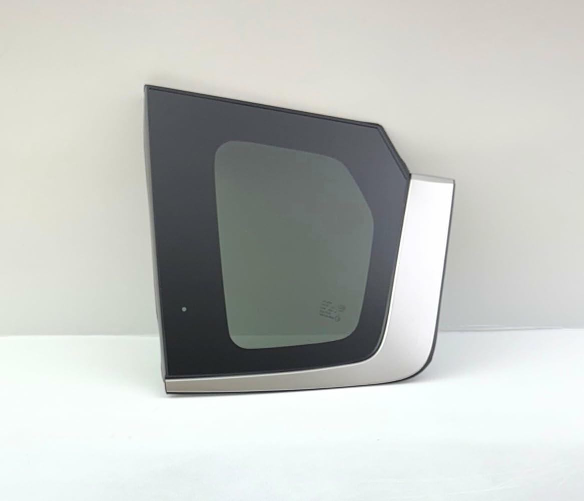 Chrome Moulding Type Driver Left Side Quarter Window Quarter Glass Compatible with Mitsubishi Outlander 2022-2024 ( Not fit Sport Body Type , PHEV Or Dark Chrome Moulding Type )