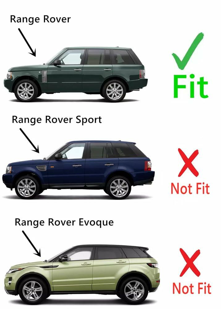 Laminated Driver Left Side Front Door Window Glass Compatible with Land Rover Range Rover 2006-2007