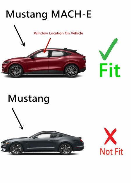 Laminated Driver Left Side Front Door Window Door Glass Compatible with Ford Mustang MACH-E 2021-2026 Models
