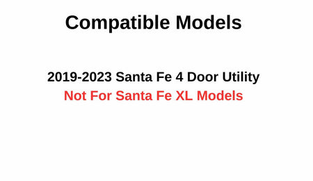 Driver Left Side Rear Door Window Door Glass Compatible with Hyundai Santa Fe 2019-2023 Models