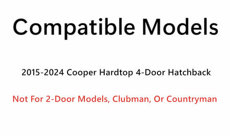 Heated Rear Back Window Back Glass Compatible with Mini Cooper Hardtop 4-Door Hatchback 2015-2024 Models