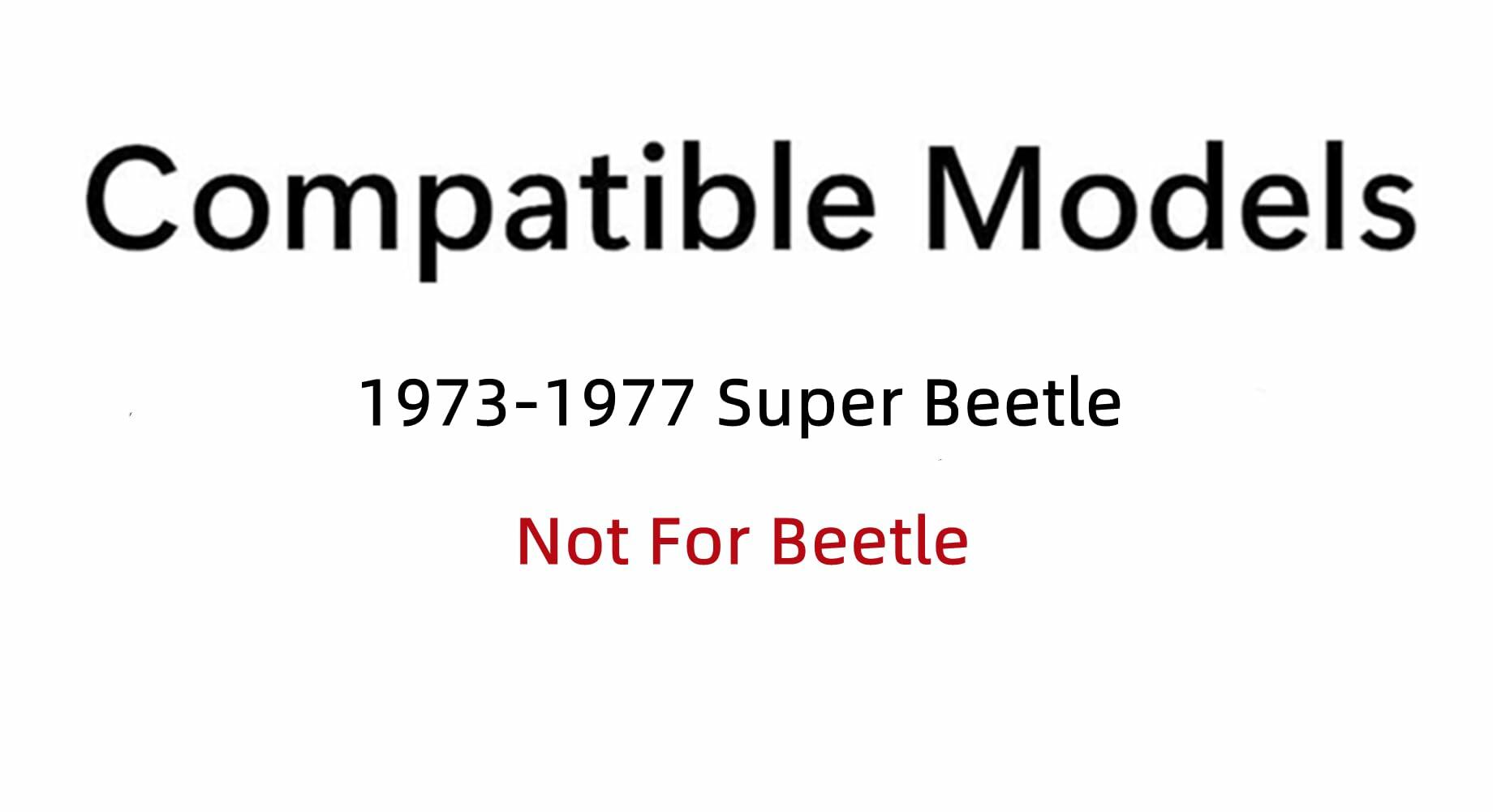 Laminated Front Windshield Window Glass Compatible with Volkswagen Super Beetle 2 Door Sedan 1973-1977 Models